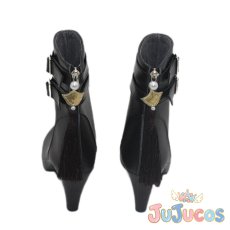 画像3: VTuber　緑仙　アーティストビジュアル　コスプレ靴　バーチャルYouTuber　コスプレブーツ　JUJUcosplay (3)