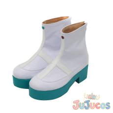 画像3: 初音ミク　劇場版　開かれた窓のセカイの初音ミク　コスプレ靴　プロジェクトセカイ カラフルステージ！ feat. 初音ミク　コスプレブーツ　JUJUcosplay (3)