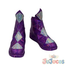 画像1: VTuber　古石ビジュー　厨二病衣装　コスプレ靴　バーチャルYouTuber　コスプレブーツ　JUJUcosplay (1)