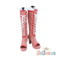 画像1: 星宮いちご　コスプレ靴　アイカツ!　コスプレブーツ　JUJUcosplay (1)