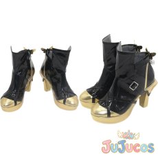 画像1: イヴリン・シェヴァリエ　コスプレ靴　ゼンレスゾーンゼロ　コスプレブーツ　JUJUcosplay (1)