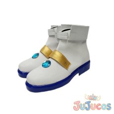 画像3: 高町なのは　バリアジャケット　コスプレ靴　魔法少女リリカルなのは　コスプレブーツ　JUJUcosplay (3)