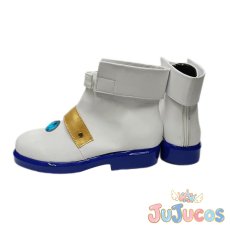 画像4: 高町なのは　バリアジャケット　コスプレ靴　魔法少女リリカルなのは　コスプレブーツ　JUJUcosplay (4)