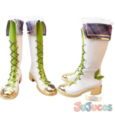 画像1: Liella!　平安名すみれ　フレッシュライブ編 フレッシュランウェイ　コスプレ靴　ラブライブ！スーパースター!!　コスプレブーツ　JUJUcosplay (1)