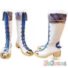 画像1: Liella!　葉月恋　フレッシュライブ編 キュートハンティング　コスプレ靴　ラブライブ！スーパースター!!　コスプレブーツ　JUJUcosplay (1)