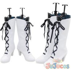 画像1: 朝比奈まふゆ　荊棘の道は何処へ　本気のイカ焼きを味わって　コスプレ靴　プロジェクトセカイ カラフルステージ！ feat. 初音ミク　コスプレブーツ　JUJUcosplay (1)