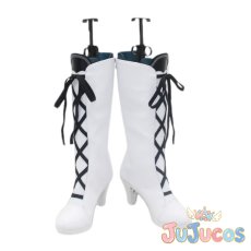 画像2: 朝比奈まふゆ　荊棘の道は何処へ　本気のイカ焼きを味わって　コスプレ靴　プロジェクトセカイ カラフルステージ！ feat. 初音ミク　コスプレブーツ　JUJUcosplay (2)