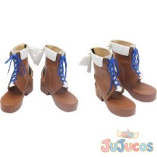 画像1: VTuber　星街すいせい　共通ホロサマ水着2023　コスプレ靴　バーチャルYouTuber　コスプレブーツ　JUJUcosplay (1)