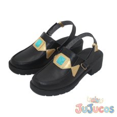 画像3: あんスタ　七種茨　クロススカウト・パープレックス／惑溺　惑わす舌先　コスプレ靴　あんさんぶるスターズ！　コスプレブーツ　JUJUcosplay (3)