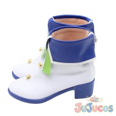 画像4: 十六夜ノノミ　コスプレ靴　ブルーアーカイブ　コスプレブーツ　JUJUcosplay (4)