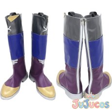 画像1: バッツ・クラウザー　コスプレ靴　ファイナルファンタジーV　コスプレブーツ　JUJUcosplay (1)