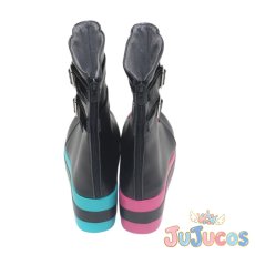 画像4: VTuber　紫宮るな　サイバーパンク　コスプレ靴　バーチャルYouTuber　コスプレブーツ　JUJUcosplay (4)