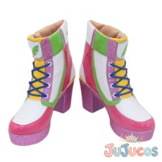 画像2: アイネスフウジン　勝負服　コスプレ靴　ウマ娘プリティーダービー　コスプレブーツ　JUJUcosplay (2)