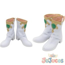 画像1: 鳳凰寺風　コスプレ靴　魔法騎士レイアース　コスプレブーツ　JUJUcosplay (1)