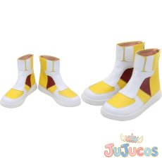 画像1: 立花響　コスプレ靴　戦姫絶唱シンフォギア　コスプレブーツ　JUJUcosplay (1)