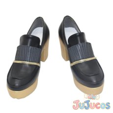 画像2: VTuber　叶(かなえ)　メイド服　コスプレ靴　バーチャルYouTuber　コスプレブーツ　JUJUcosplay (2)