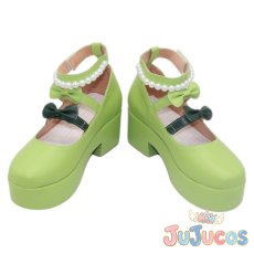 画像2: 日野森雫　Sweet & Rose　4周年記念　コスプレ靴　プロジェクトセカイ カラフルステージ！ feat. 初音ミク　コスプレブーツ　JUJUcosplay (2)