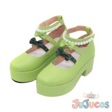 画像3: 日野森雫　Sweet & Rose　4周年記念　コスプレ靴　プロジェクトセカイ カラフルステージ！ feat. 初音ミク　コスプレブーツ　JUJUcosplay (3)