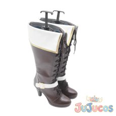 画像4: 初音ミク　チェリーピンク・クロッシング　育ちゆく音色　コスプレ靴　プロジェクトセカイ カラフルステージ！ feat. 初音ミク　コスプレブーツ　JUJUcosplay (4)