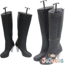 画像1: 飴宮怠美　コスプレ靴　HUNDRED LINE -最終防衛学園-（ハンドレッドライン）　コスプレブーツ　JUJUcosplay (1)