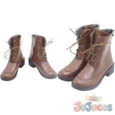 画像1: モニカ・エヴァレット　コスプレ靴　サイレント・ウィッチ 沈黙の魔女の隠しごと　コスプレブーツ　JUJUcosplay (1)