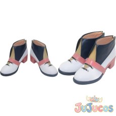 画像1: 愛清フウカ　コスプレ靴　ブルーアーカイブ　コスプレブーツ　JUJUcosplay (1)