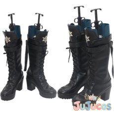 画像1: Vtuber　長尾景　三華の樂　コスプレ靴　バーチャルYouTuber　コスプレブーツ　JUJUcosplay (1)