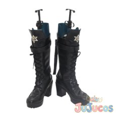 画像2: Vtuber　長尾景　三華の樂　コスプレ靴　バーチャルYouTuber　コスプレブーツ　JUJUcosplay (2)