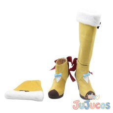 画像2: レム　白猫コラボ　コスプレ靴　Re:ゼロから始める異世界生活　コスプレブーツ　JUJUcosplay (2)