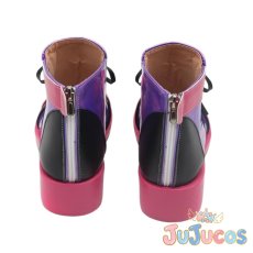 画像4: VTuber　葛葉　ポケコロツインコラボ　コスプレ靴　バーチャルYouTuber　コスプレブーツ　JUJUcosplay (4)