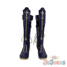 画像2: VTuber　Enna Alouette（エナー・アールウェット） OVERTURE　コスプレ靴　バーチャルYouTuber　コスプレブーツ　JUJUcosplay (2)