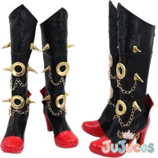 画像1: ルーシー　コスプレ靴　ゼンレスゾーンゼロ　コスプレブーツ　JUJUcosplay (1)