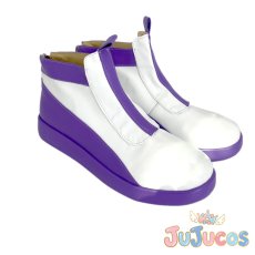 画像3: 紫雨こころ　コスプレ靴　キミとアイドルプリキュア♪　コスプレブーツ　JUJUcosplay (3)