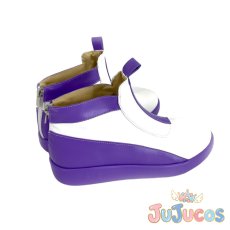 画像4: 紫雨こころ　コスプレ靴　キミとアイドルプリキュア♪　コスプレブーツ　JUJUcosplay (4)