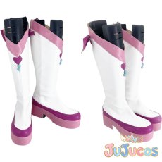 画像1: 咲良うた　コスプレ靴　キミとアイドルプリキュア♪　コスプレブーツ　JUJUcosplay (1)