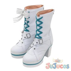 画像3: Vtuber　七詩ムメイ　6th fes. Color Rise Harmony　コスプレ靴　バーチャルYouTuber　コスプレブーツ　JUJUcosplay (3)