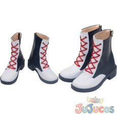 画像1: VTuber　一条莉々華　ReGLOSS衣装　コスプレ靴　バーチャルYouTuber　コスプレブーツ　JUJUcosplay (1)