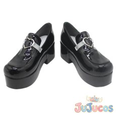 画像2: 星野アイ　地雷系　コスプレ靴　推しの子　コスプレブーツ　JUJUcosplay (2)