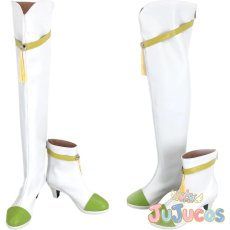 画像1: キュアズキューン　コスプレ靴　キミとアイドルプリキュア♪　コスプレブーツ　JUJUcosplay (1)