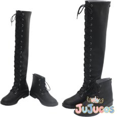 画像1: 河原木桃香　コスプレ靴　ガールズバンドクライ　コスプレブーツ　JUJUcosplay (1)