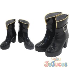 画像1: レム　幻夜の魔法使いVer.　コスプレ靴　Re:ゼロから始める異世界生活　コスプレブーツ　JUJUcosplay (1)