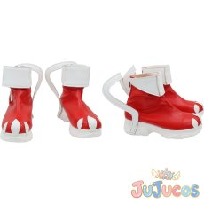 画像1: VTuber　赤城ウェン　コスプレ靴　バーチャルYouTuber　コスプレブーツ　JUJUcosplay (1)