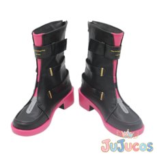 画像2: 桃祈　コスプレ靴　鳴潮(Wuthering Waves)　コスプレブーツ　JUJUcosplay (2)