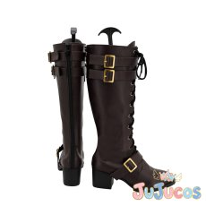 画像4: バンドリ!　7th☆LIVE　Roselia　氷川 紗夜　宇田川 あこ　今井 リサ　白金 燐子　湊 友希那　コスプレ靴　BanG?Dream!　コスプレブーツ　JUJUcosplay (4)