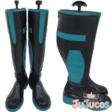 画像1: 忌炎　コスプレ靴　鳴潮(Wuthering Waves)　コスプレブーツ　JUJUcosplay (1)