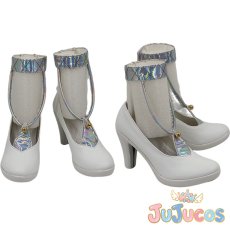 画像1: こんし(今汐)　桃の夭夭たる　コスプレ靴　鳴潮(Wuthering Waves)　コスプレブーツ　JUJUcosplay (1)