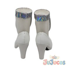 画像5: こんし(今汐)　桃の夭夭たる　コスプレ靴　鳴潮(Wuthering Waves)　コスプレブーツ　JUJUcosplay (5)