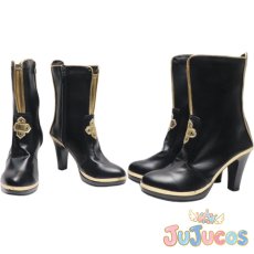 画像1: 白?(びゃくし)　コスプレ靴　鳴潮(Wuthering Waves)　コスプレブーツ　JUJUcosplay (1)