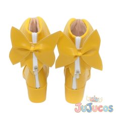 画像4: 藤沢柚子　コスプレ靴　オンゲキ　コスプレブーツ　JUJUcosplay (4)