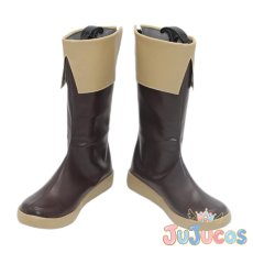 画像2: アスナ　黄色いセーター　コスプレ靴　ソードアート・オンライン　コスプレブーツ　JUJUcosplay (2)